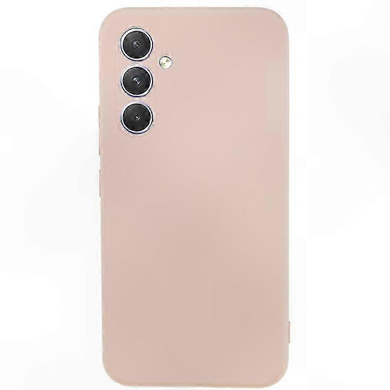 Tpu-hülle Für Samsung Galaxy A54 Mit Faserfutter, Verstärktem Stoßschutz, Schwarze Gummierte Hülle Für 5g-smartphones, Strapazierfähige Und Leichte Schutzhülle.