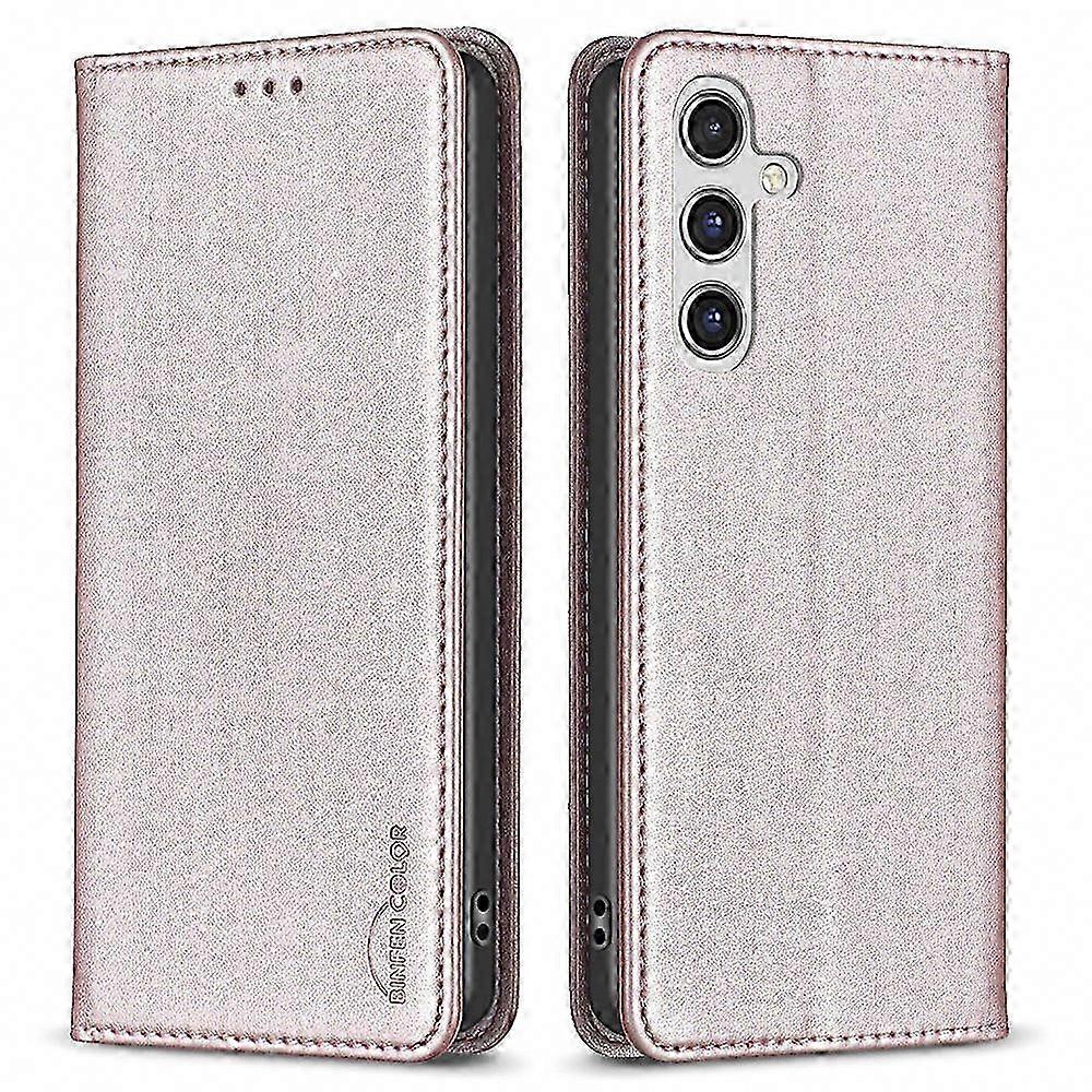 Binfen Color Bf18 Lederhülle Für Galaxy A56 5g, Schutzhülle Mit Kartenhalter, Robuster Und Eleganter Schutz