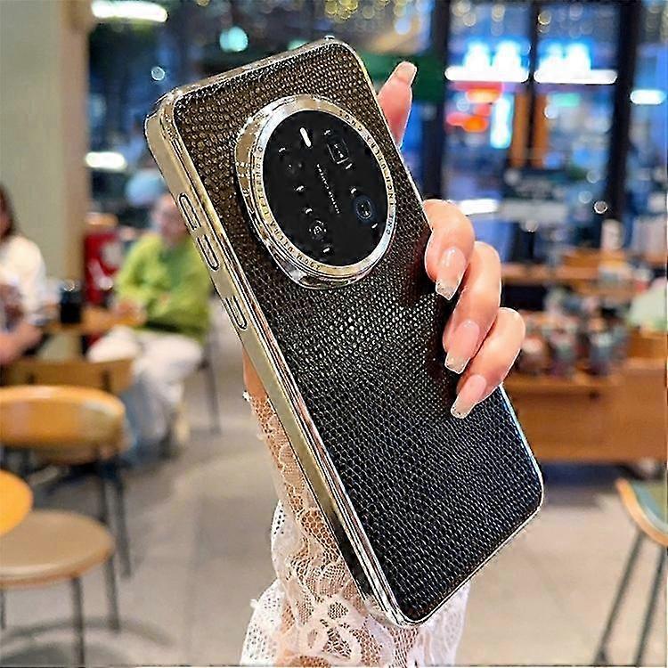 5g-handyhülle Mit Eidechsenmuster, Galvanisiertem Design, Robuste Pu+pc-hülle Für Magic7 Pro
