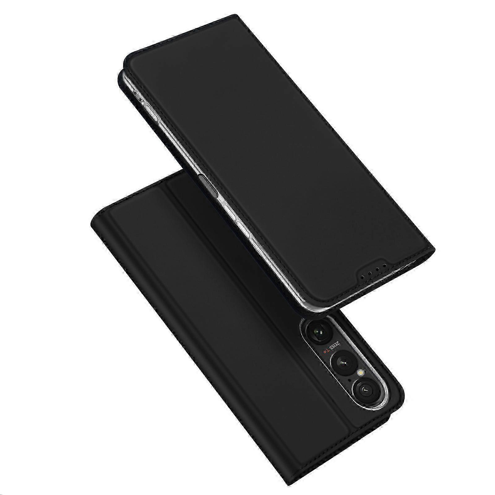 Lederhülle Mit Ständer Und Kartenhalter Für Sony Xperia 1 Vii – Premium-schutzhülle