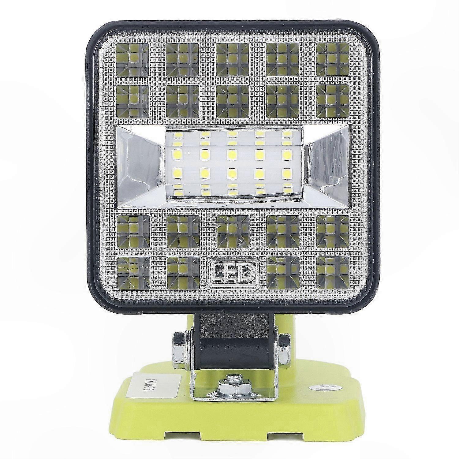 1800 Lumen Led-arbeitsleuchte Für 18-v- Und 14,4-v-werkzeuge, Kompatibel Mit Verschiedenen Modellen, Leistungsstarke Baustellenbeleuchtung, Wiederaufladbare Arbeitsleuchte, Robuste Tragbare Leuchte