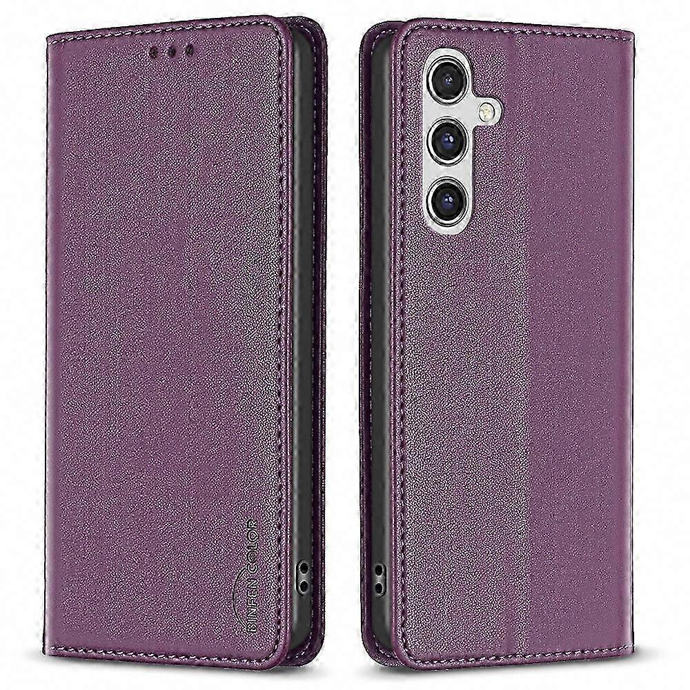 Binfen Color Bf18 Lederhülle Für Galaxy A56 5g, Handyhülle Mit Integriertem Kartenhalter