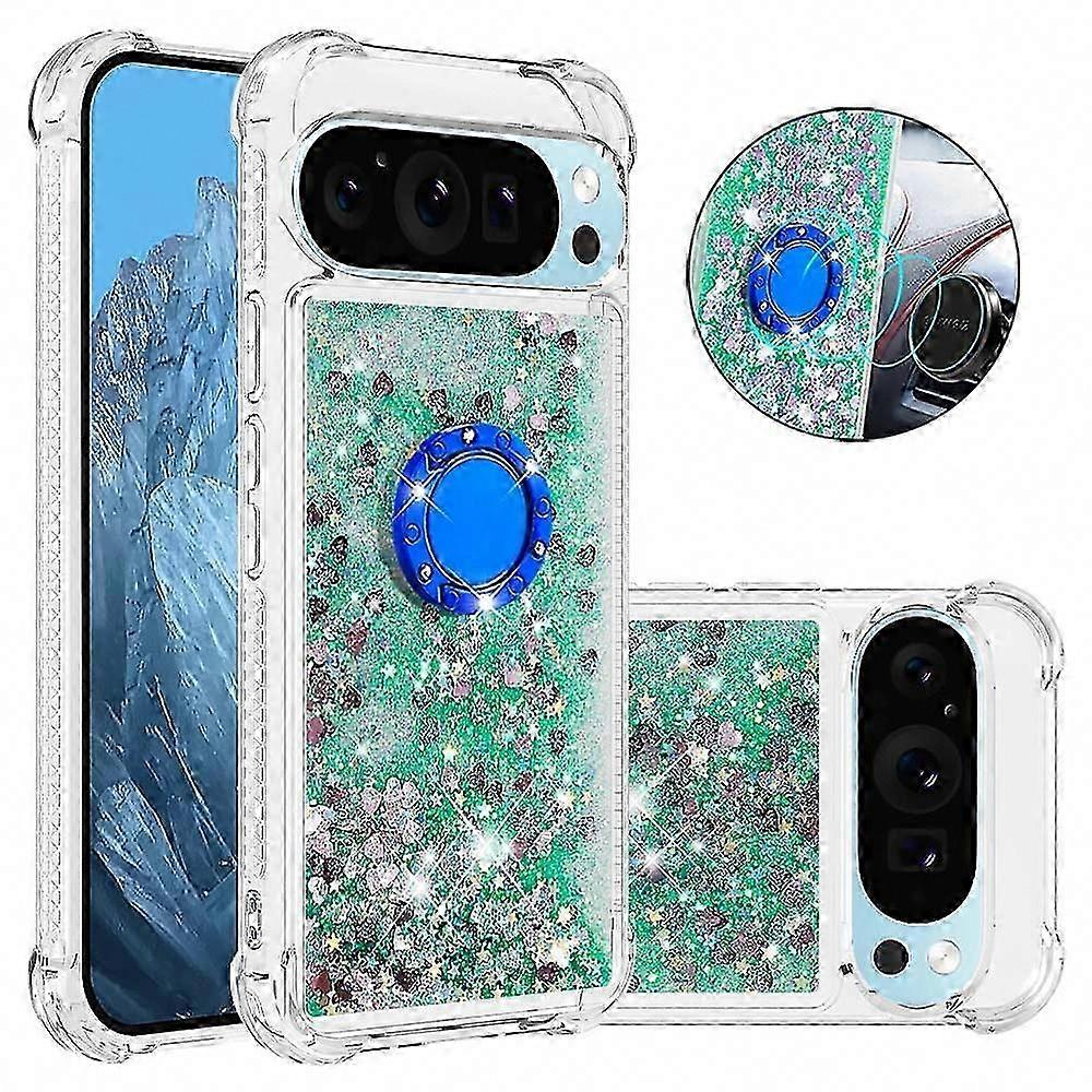Google Pixel 10 Pro Hülle Mit Ständer, Stoßfester Quicksand-schutzhülle, Sturzsichere Tpu-hülle