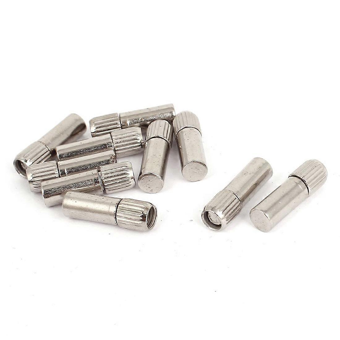 Gerade Regalwinkel 6 Mm X 20 Mm, Möbelbefestigungsdübel, 10er-packung, Robuste Halteklammern, Praktisches Aufbewahrungszubehör.