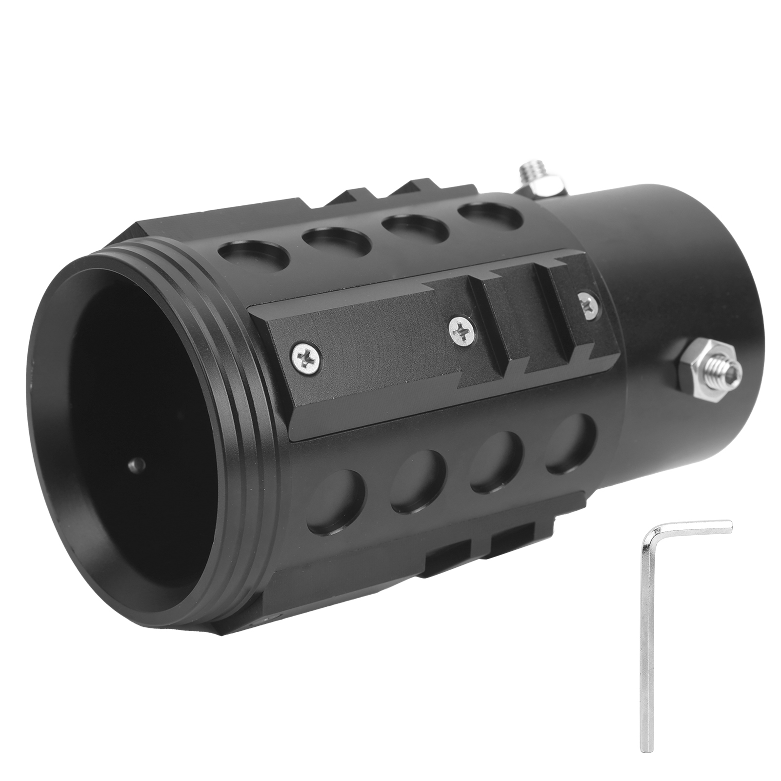 Universelle Sportauspuffblenden Aus Aluminium, 72 Mm/2,8 Zoll Außendurchmesser, Autotuningteil