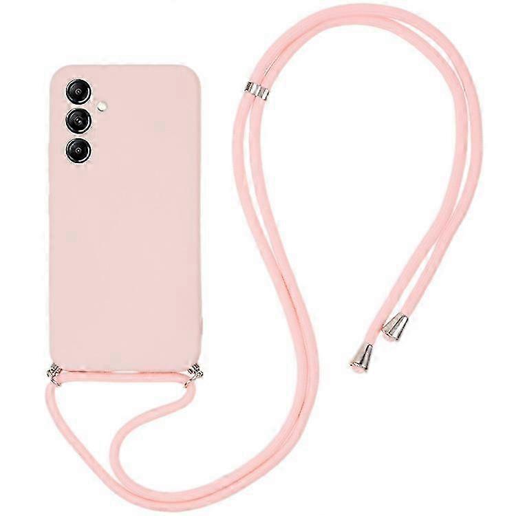Galaxy A14 5g Hülle Mit Faserfutter Und Gummiertem Tpu-schutz – Inklusive Langem Handgelenkband