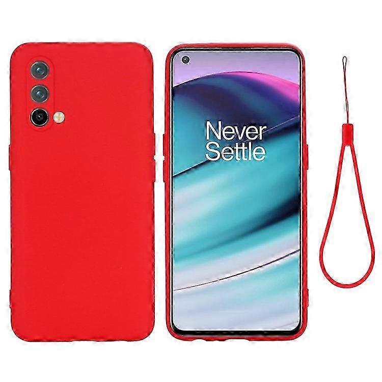 Weiche Silikon-schutzhülle Für Oneplus Nord Ce 5g Mit Handschlaufe – Schlanke, Leichte Und Stoßfeste Hülle