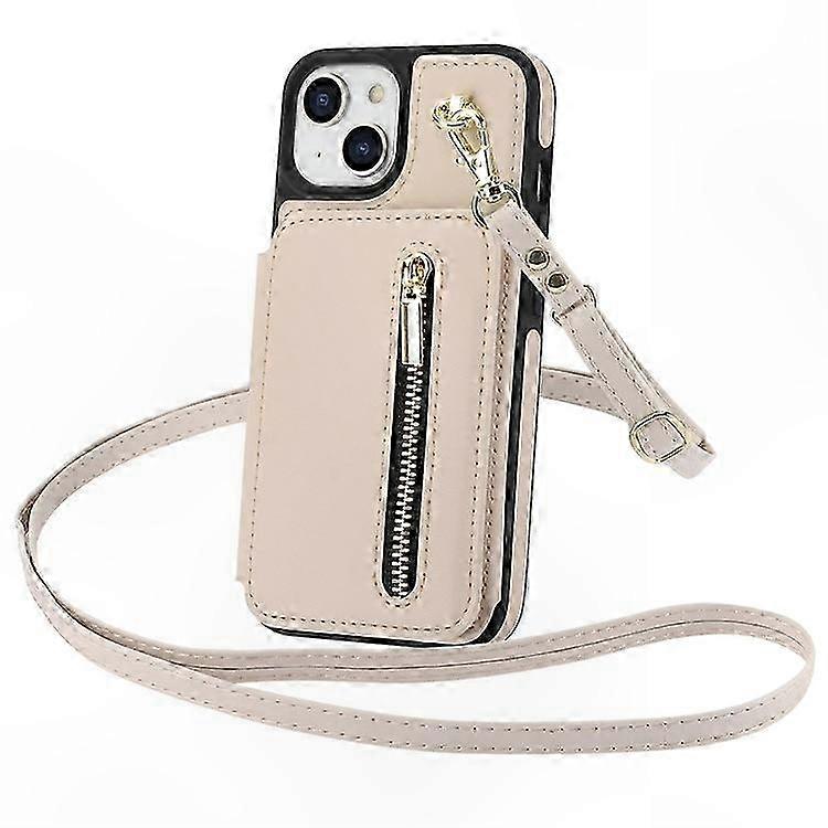 Tpu-leder-umhängetasche Mit Reißverschlussfach Für 14-zoll-smartphones, Schultertasche Mit Integriertem Portemonnaie, Robuster Und Eleganter Schutz