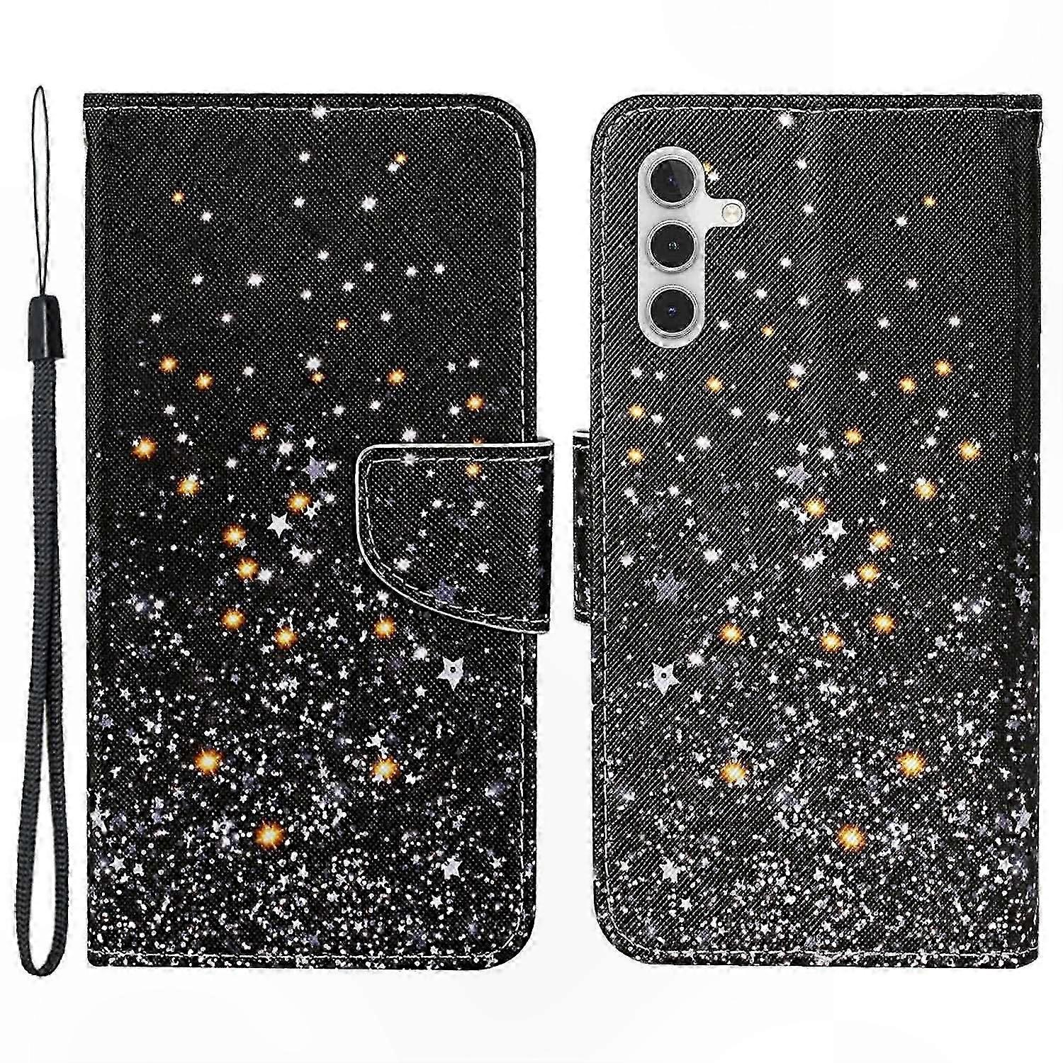 Strukturierte Pu-lederhülle Mit Handschlaufe Für 5g-smartphones, Leichte Und Stylische Schutzhülle, Genarbte Oberfläche, Praktisches Handy-accessoire