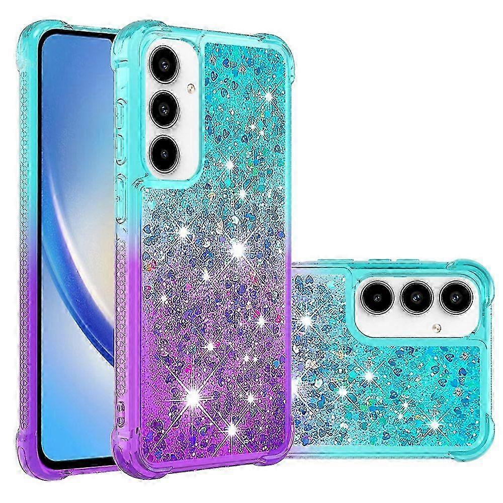 Flüssigglitzerhülle Für A55, Funkelnde Transparente Hülle Mit Kristallglitzer, Brillantes Flüssigdesign, Stoßfester Schutzrahmen