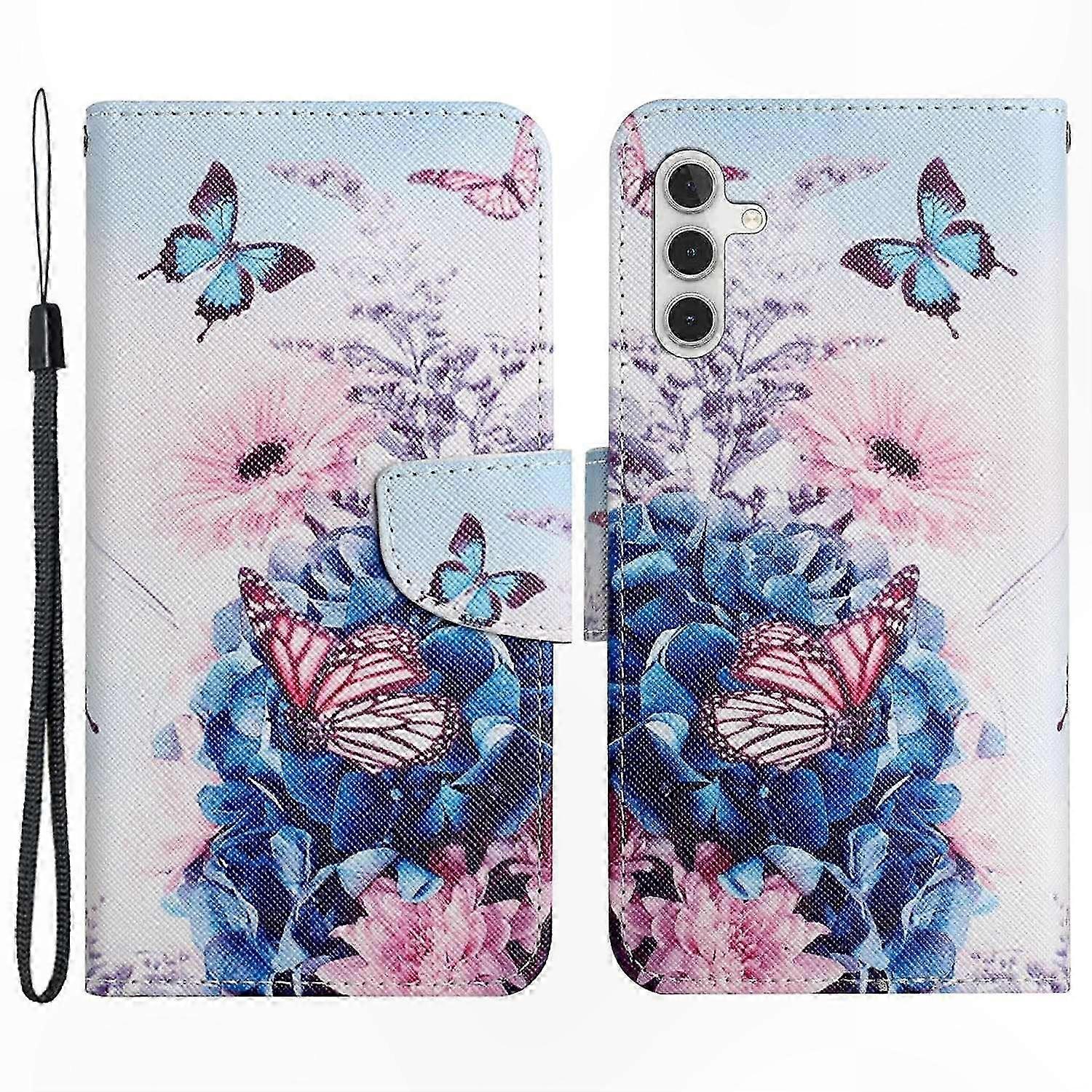 Strukturierte Pu-lederhülle Mit Handschlaufe Für 5g-smartphones, Robuster Schutz Und Eleganter Stil, Kompatibel Mit Den Meisten Modellen, Genarbte Oberfläche, Praktisches Accessoire Für Den Täglichen