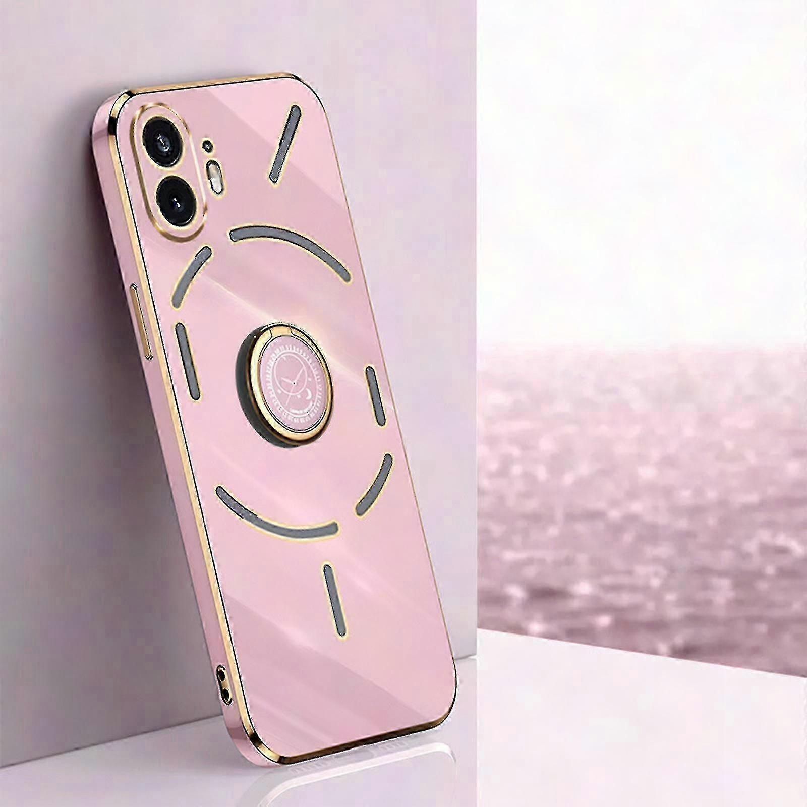 Touchscreen-hartschalenetui Für Nothing Phone 2, Mit Drehbarem Ring Und Integriertem Ständer, Eleganter Schutz, Weiche Oberfläche, Exakte Kompatibilität, Praktisches Zubehör.