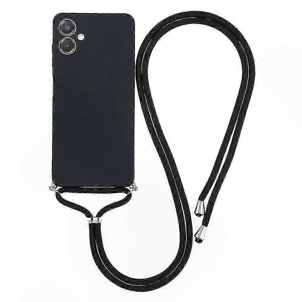 Galaxy A06 4g Hülle Mit Faserfutter, Stoßfester, Flexibler Tpu-schutzhülle, Verstellbarem Schultergurt, Robustem Smartphone-case
