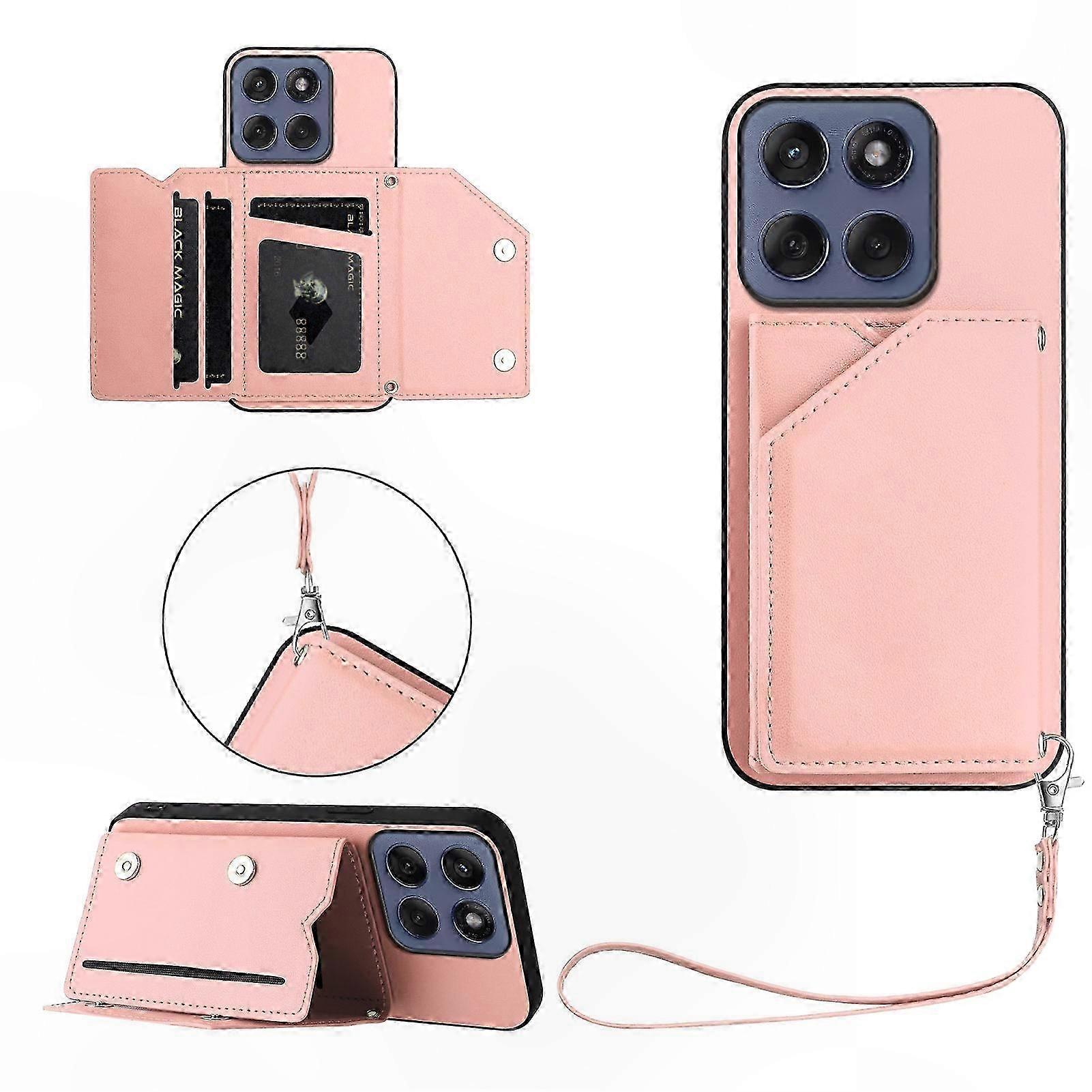 5g-hülle Mit Kartenhalter Und Ständer Für Edge 60 – Weiche Oberfläche, Schlanker Und Praktischer Schutz, Multifunktionale Hülle, Mattes Finish, Elegantes Handy-accessoire.