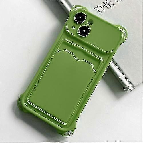 Mattierte Tpu-hülle Mit Kartenfach, Stoßfest, Kompatibel Mit Iphone 15, Matte Schutzhülle, Integrierte Brieftasche, Mattierte Oberfläche, Robust Und Leicht.