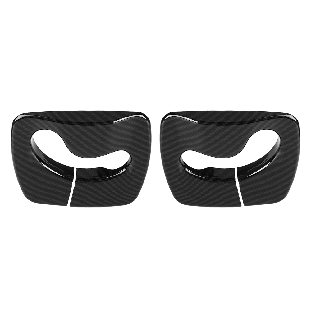 2 Stück Carbonfaser-innenraum-sicherheitsgurtverkleidungen Für Bmw 5er F10 2011-2016