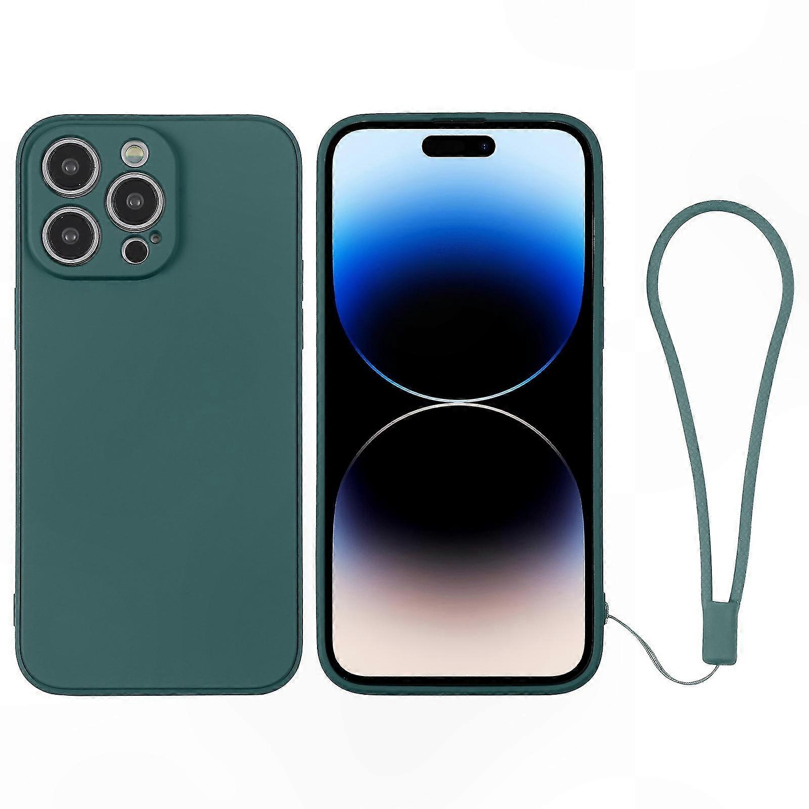 Weiche Silikonhülle Für Iphone 14 Pro, Stoßfest, Angenehme Haptik, Ultradünn Und Leicht, Kompatibel Mit Kabellosem Laden, Einfarbig, 1 Stück