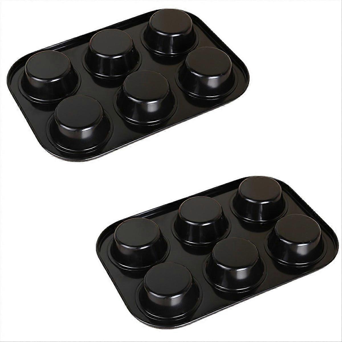 Kuchenform Mit 6 Mulden, Antihaftbeschichtete Muffinform Für Selbstgebackene Kuchen, Diy-cupcake-form, Gleichmäßiges Backen.