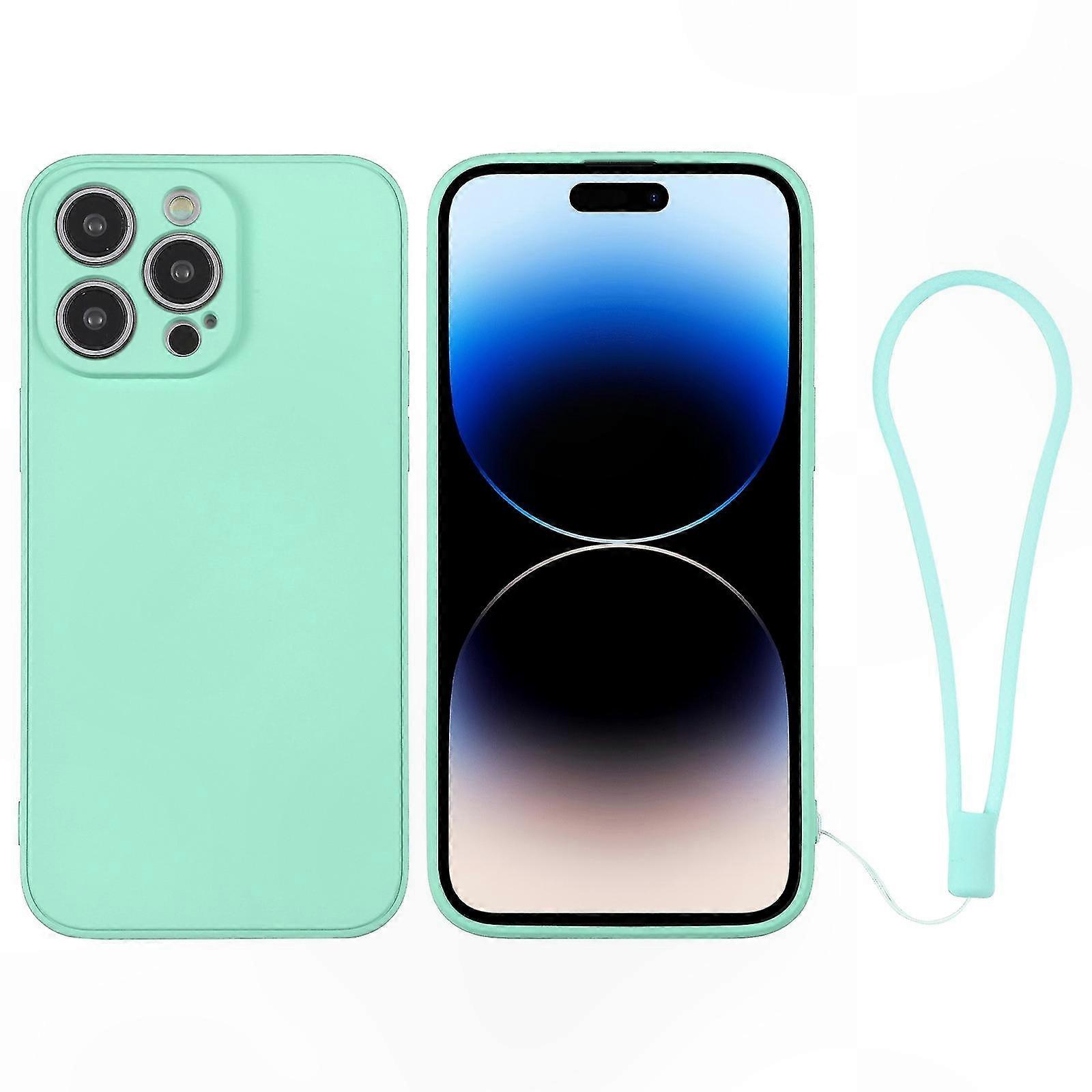 Weiche Silikonhülle Für Iphone 14 Pro, Stoßfest, Flexibel Und Leicht, Kompatibel Mit Dem 14 Pro Modell, Matte Oberfläche, Einfarbig, Ersatzteil