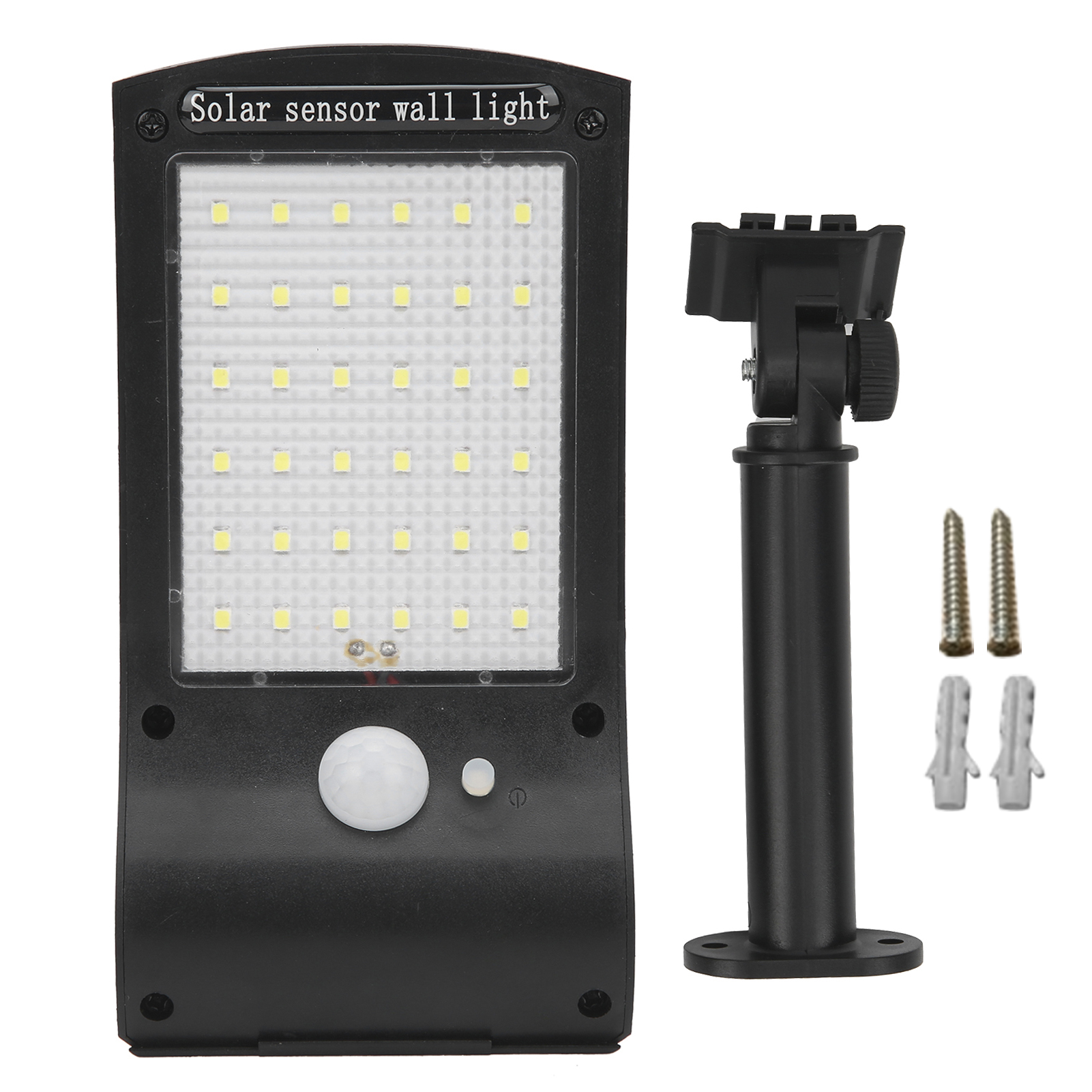 36 Led Solar-außenwandleuchte Mit Bewegungsmelder Für Garage Und Garten