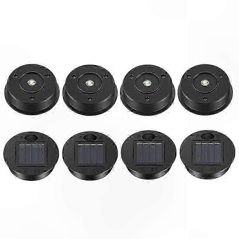 Set Mit 8 Ersatz-solarlaternenaufsätzen Mit Led-panels Für Die Außenbeleuchtung – Gartenlösungen