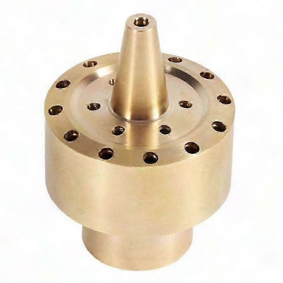 Goldene Säulenbrunnenanlage, Messing-sprühdüse Für Den Garten, 1/4-zoll-bewässerungskopf, Dekoratives, Wasserdichtes Element.