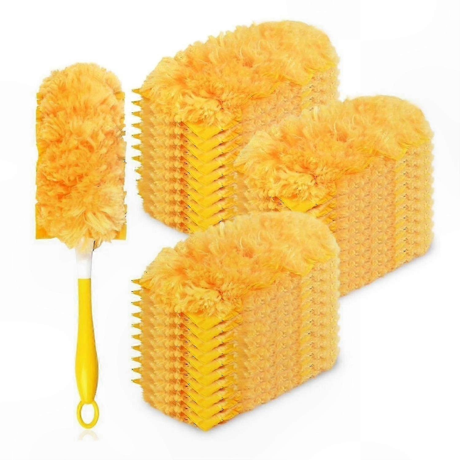 Packung Mit 30 Mikrofaser-staubwedel-nachfüllungen Mit Griff, Komplettes Reinigungsset Zum Abstauben
