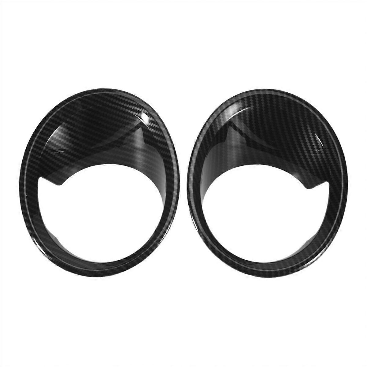 2-teilige Carbonfaser-zierleiste Für Bmw X5 F15 2014-2018 Nebelscheinwerfer, Zierleiste