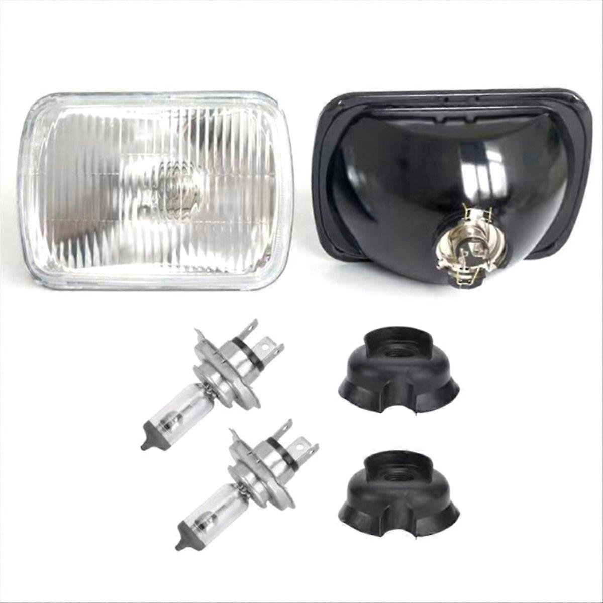 Satz Mit 2 H4 5x7 Zoll Scheinwerfern Für Rechtsgelenkte Navara, Kompatibles Frontbeleuchtungsset, Inklusive Leuchtmittel, Robuste Optik, Optimale Lichtleistung, Direkter Ersatz.