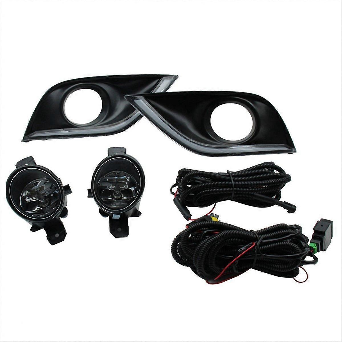 Led-tagfahrlicht Für Nissan Sunny (2014–2017), Weißes Tagfahrlicht, 2-teiliges Set, Kompatibel Mit Den Modellen Der Baujahre 2014, 2015, 2016 Und 2017, Direkter Austausch, Modernes Design, Einfache Mo