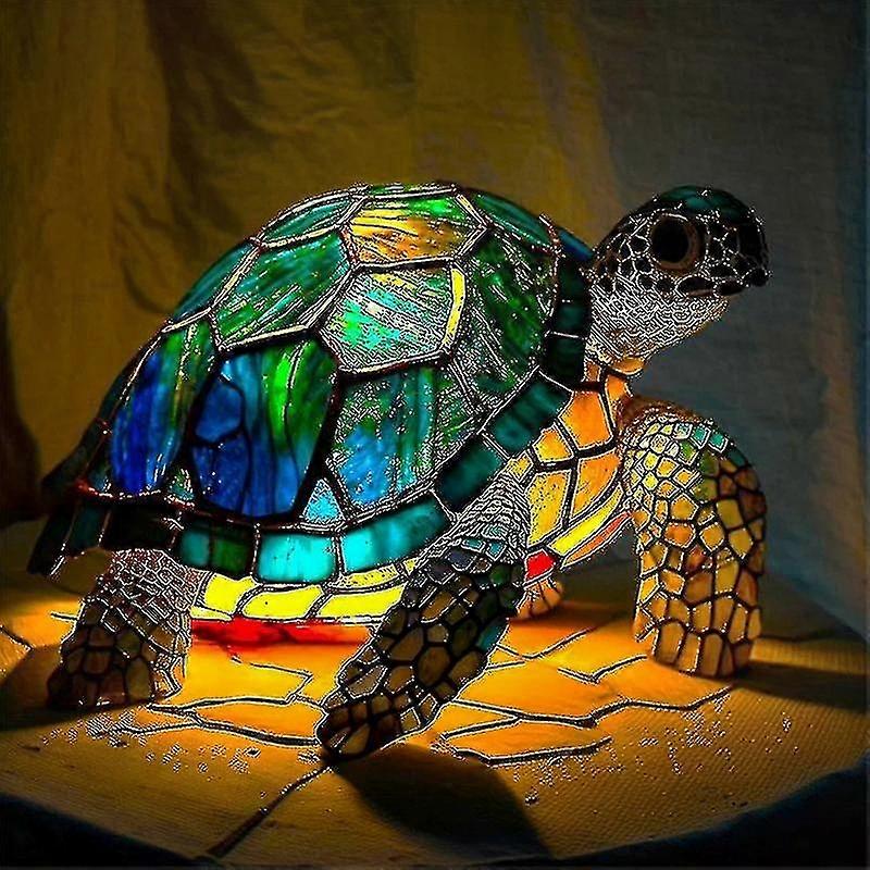 Bunte Tierlampe Aus Kunstharz Für Die Heimdekoration, Elegante Tischlampe