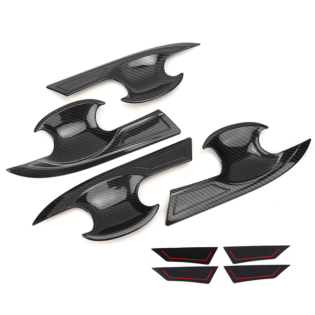 4-teiliger Türgriffrahmen Im Carbon-look, Kompatibel Mit Honda Civic 10. Generation (2016–2019)
