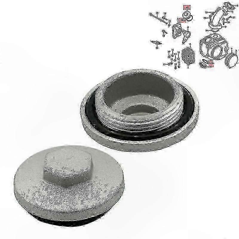 Öldeckel- Und Ventildeckelschrauben Für Die Hinterachse Der Motorräder Gl1000, Gl1100, Gl1200 Und Gl1500, Inklusive Einfüllventil Und Befestigungssatz Aus Robustem Stahl.