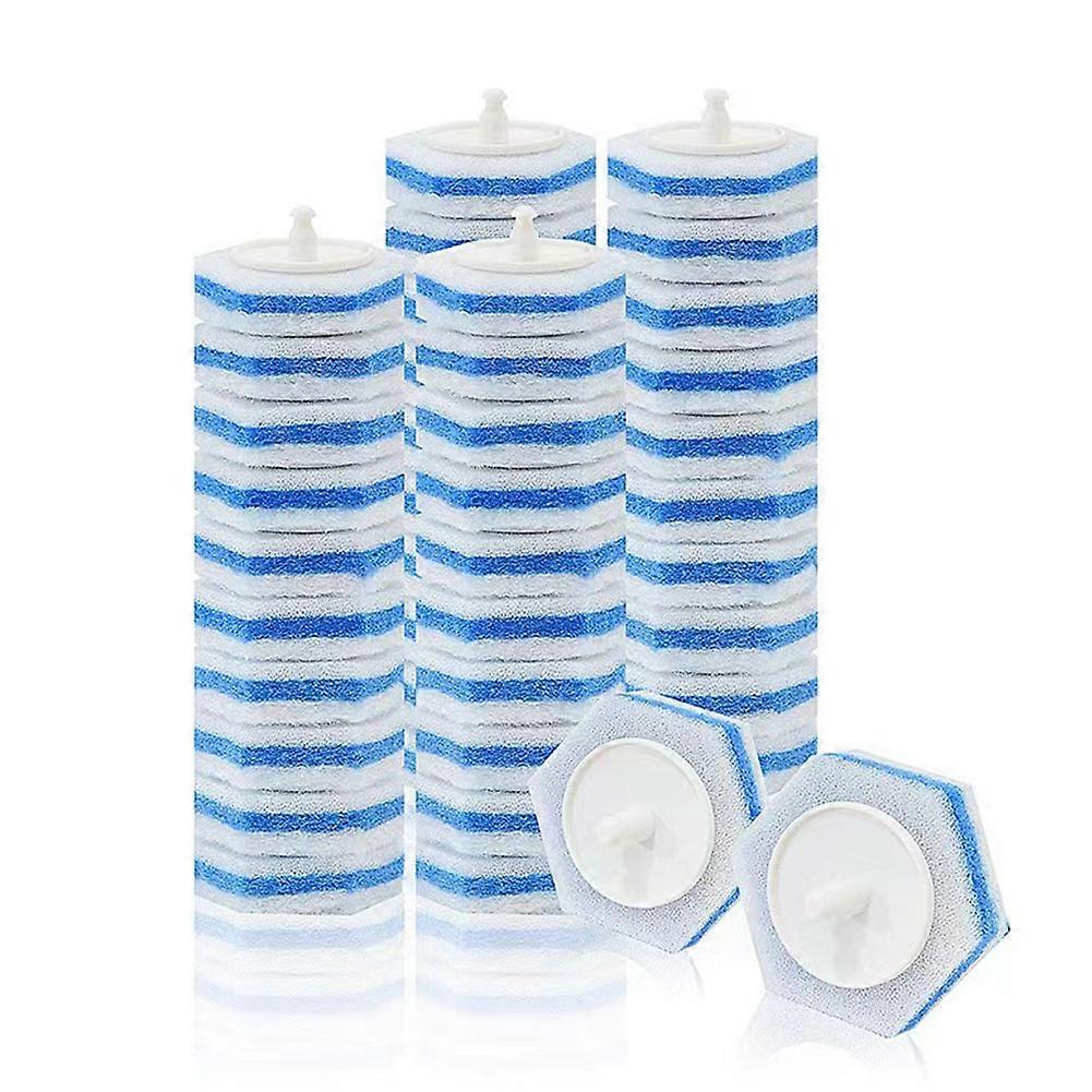 Packung Mit 6 Ersatzköpfen Für Einweg-toilettenbürsten, Kompatibel Mit Den Meisten Griffen, Kraftvolles Reinigungs- Und Desinfektionsmittel, Sparsame Größe, Ideal Für Toiletten Und Badezimmer, Ersetzt