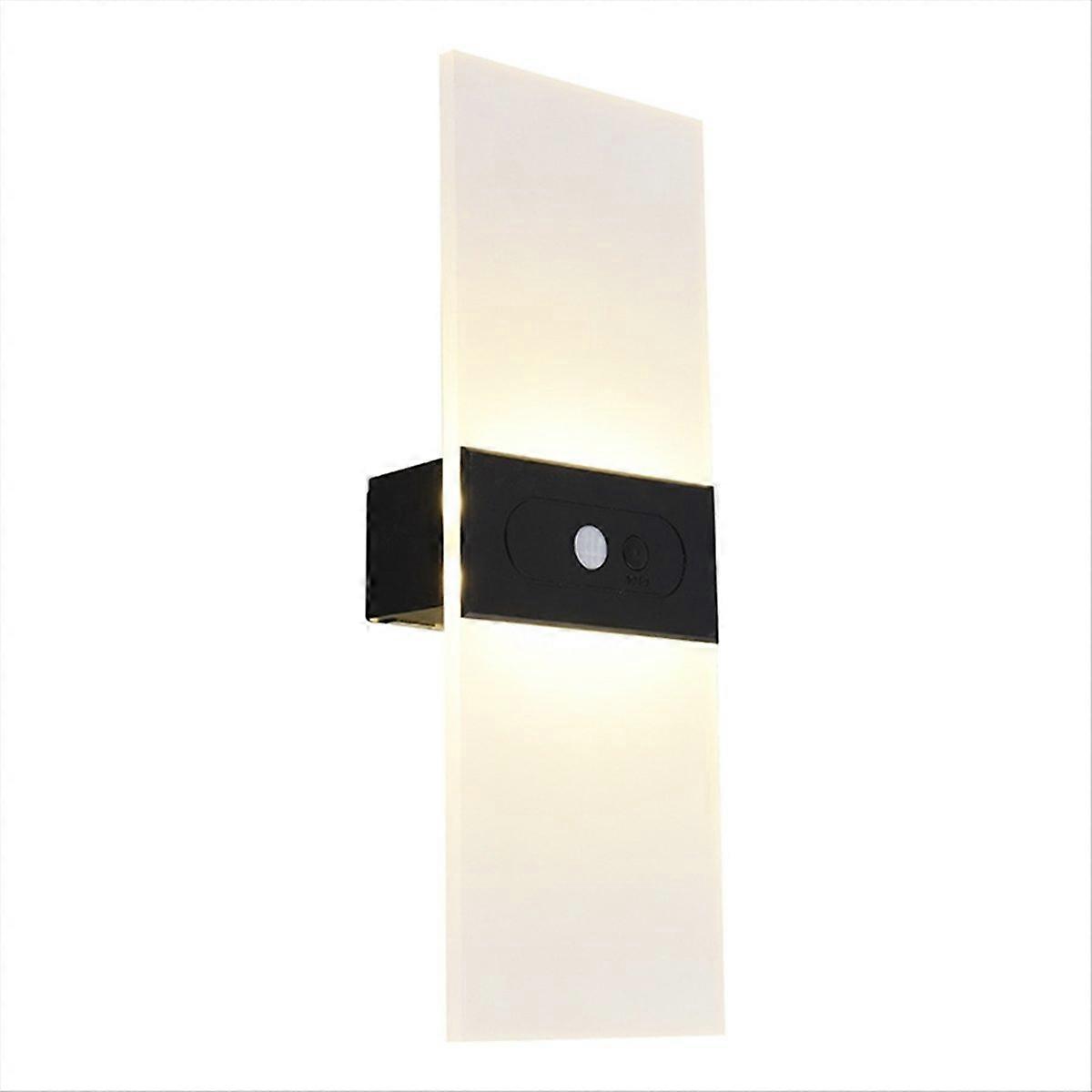 Wiederaufladbare Wandleuchte Ohne Bohren, Led-nachttischlampe Mit Dimmer, Ideal Für Schlafzimmer, Leseecke Und Flur, Einfache Installation, Warmweißes Licht.