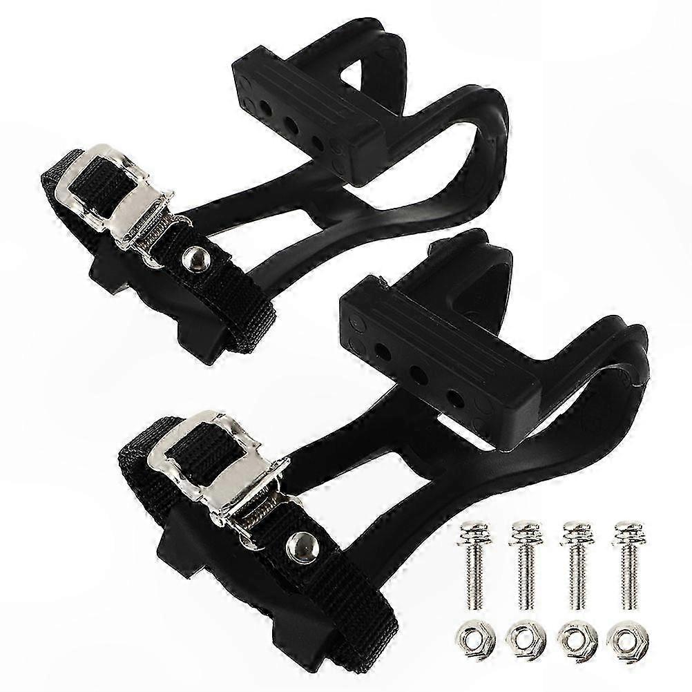 Verstellbare Zehenclips Für Heimtrainer Pedalkäfige Aus Kunststoff Fürs Training Paar Pedalclips Fürs Fahrradfahren Fürs Fitnessstudio