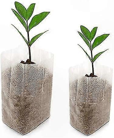 Umweltfreundliche Pflanzsäcke Aus Vliesstoff, 200er-packung, Ideal Zum Aussäen Und Anziehen Von Pflanzen (größen 10 X 12 Cm & 14 X 16 Cm)