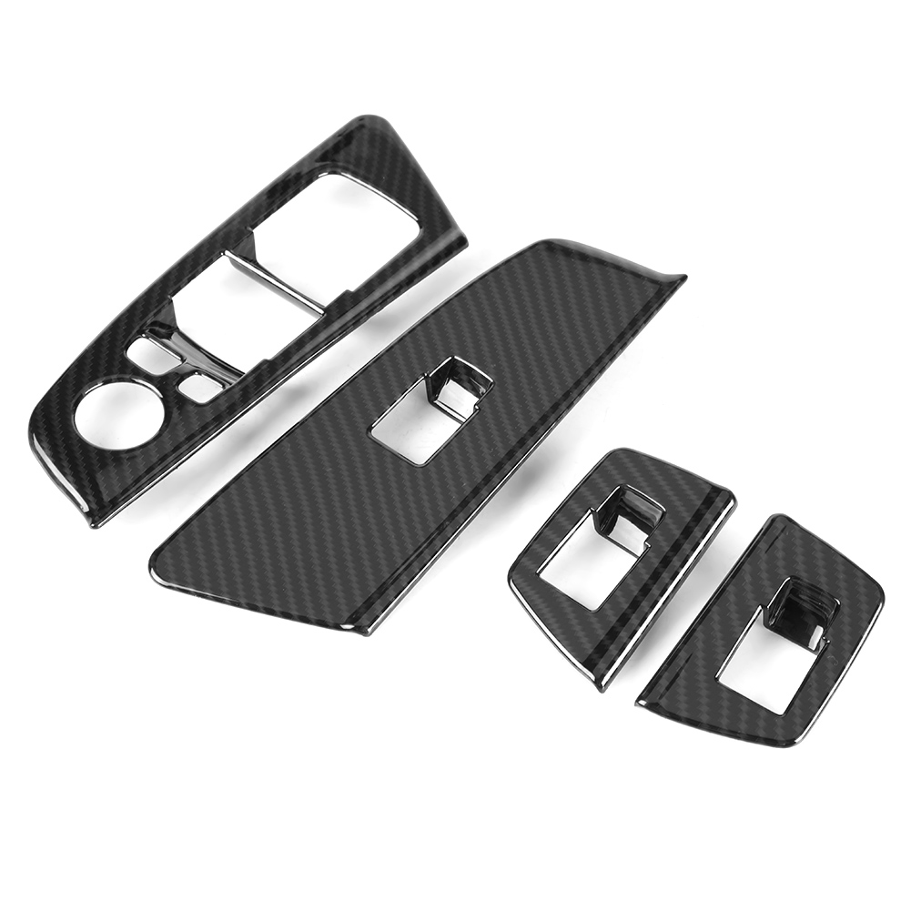 4-teiliges Set Fensterheber-bedienrahmen Für Bmw 5er G30 2017-2018, Kunststoff-fensterknopfabdeckung (2)
