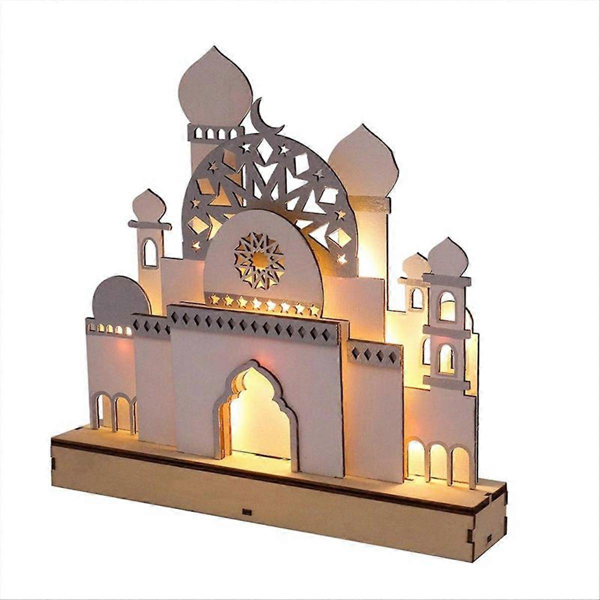 Led-holzlampe C Ramadan-wanddekoration Nachtgebet Party Eid Mubarak Muslimisches Geschenk