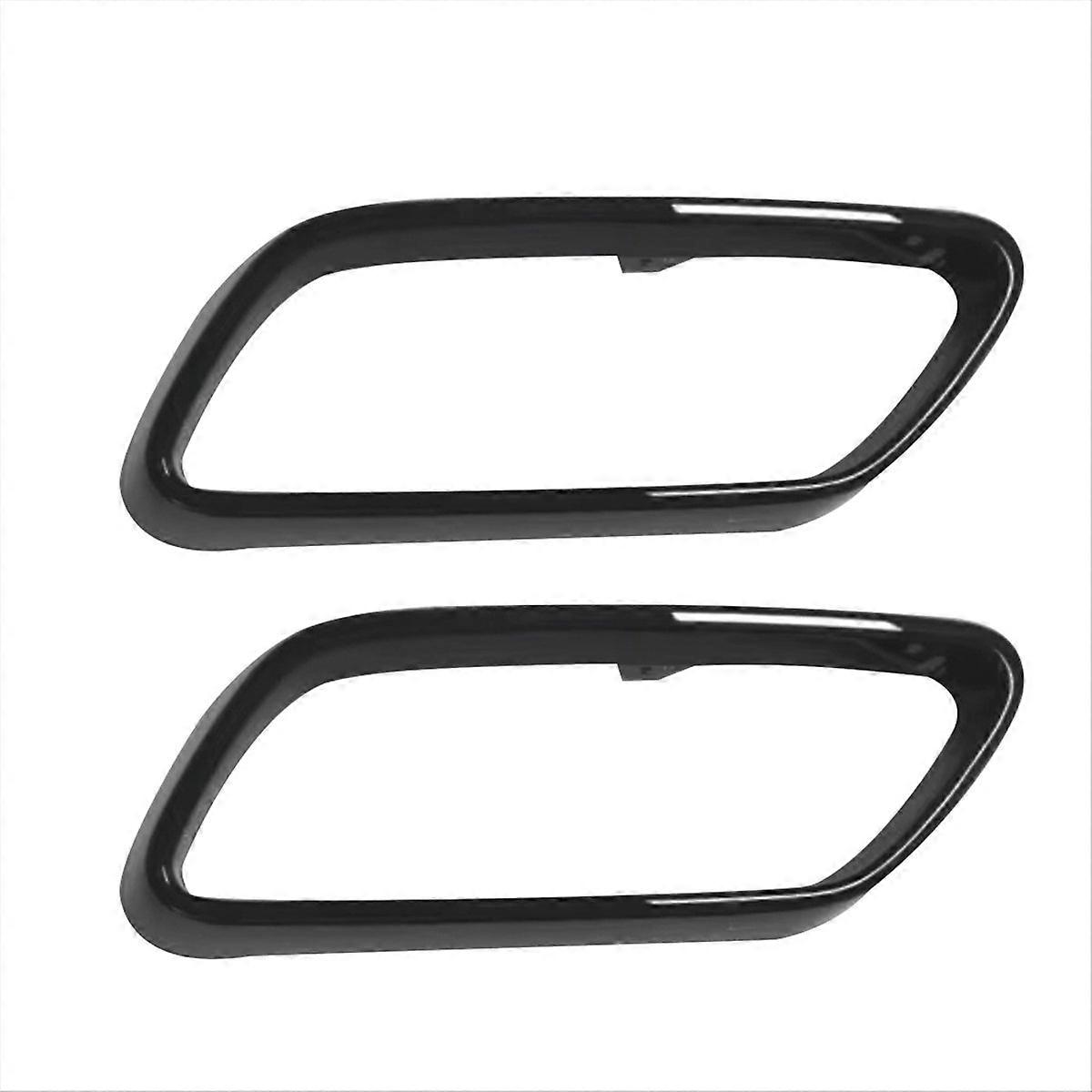 Auspuffrohrabdeckung, Dekorativer Rahmen Für Rohrauslass, Elegante Ausführung, Schutz Und Stil, Autoersatzteil, Motorradzubehör, Edelstahl, Chromdesign, Einfache Montage, Universaldurchmesser, 1 Stück