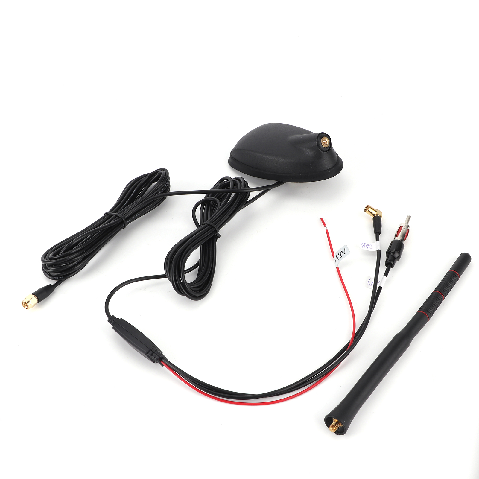 Universelle, Verstärkte Aktive Dab+gps+fm-antenne, Wasser- Und Staubdicht, Dachmontage Für Autos.