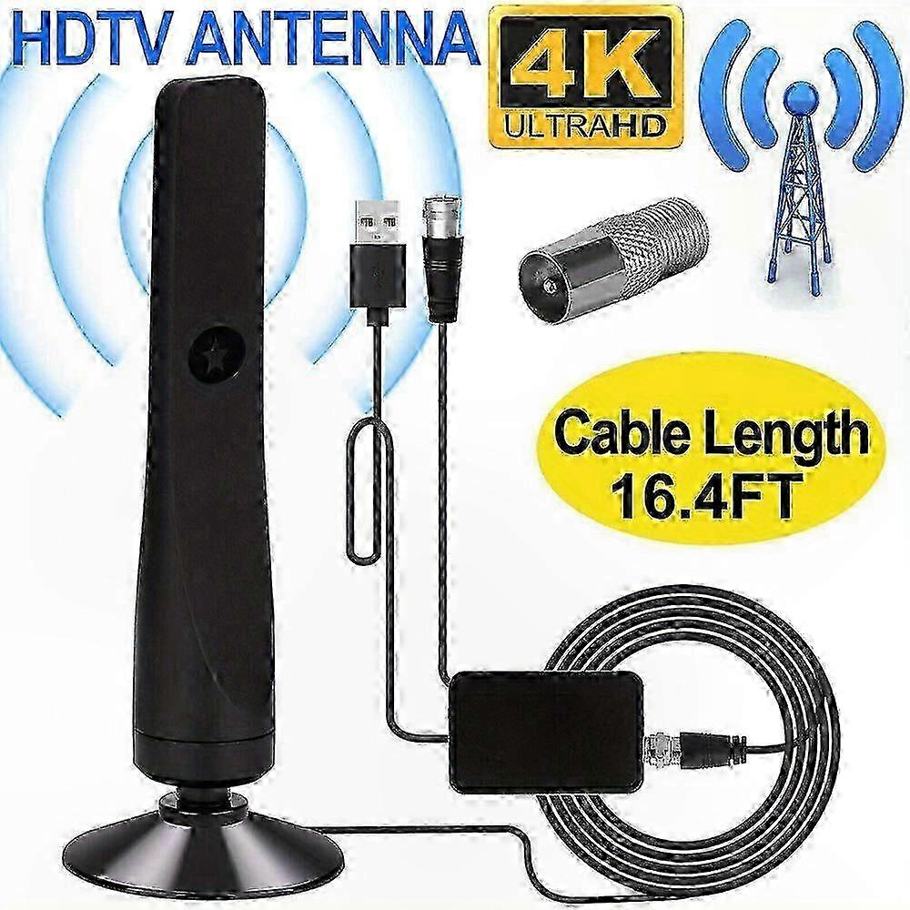 4k 1080p Verstärkte Digitale Tv-antenne, Für Den Innen- Und Außenbereich Geeignet, Wasserdicht, Cp-zertifiziert, Reichweite 5600 Meilen, Zuverlässiger Hd-empfang, Robustes Modell Für Optimales Signal.