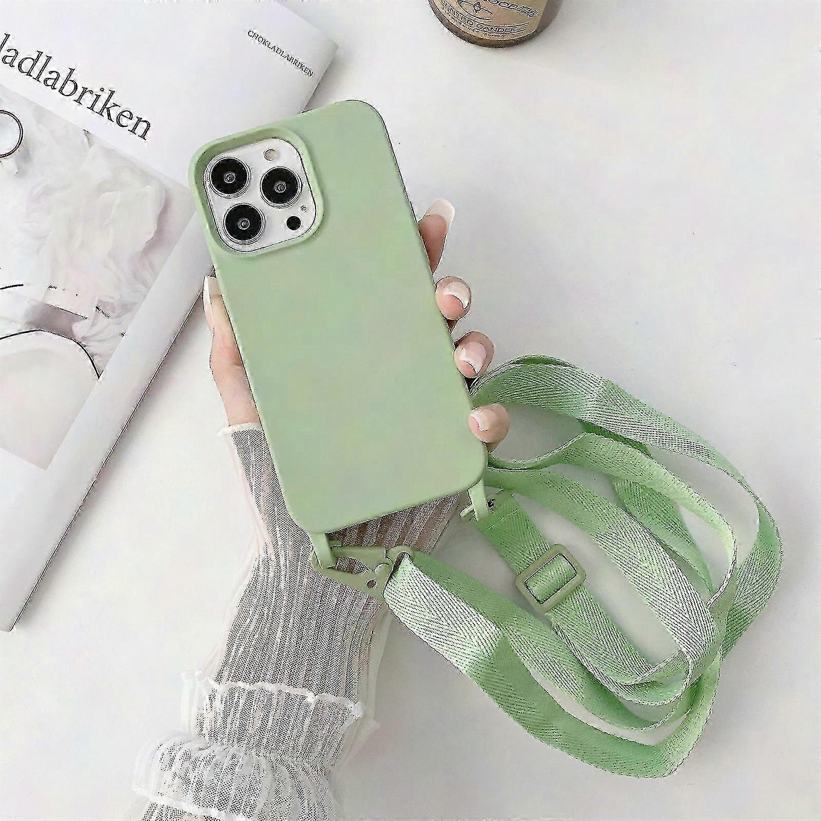 Weiche Silikonhülle Für Iphone 13, Stoßfeste Hülle Mit Verstellbarem, Breitem Band, Robuster Schutz, Praktisches Trageaccessoire, Schlanke Und Leichte Hülle, Kompatibel Mit Iphone 13