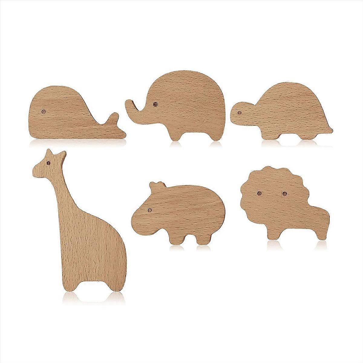 Möbelgriffe Aus Naturholz, Dekorative Knöpfe Für Kommoden Und Schubladen, Inklusive Befestigungsschrauben, Tiermotiv, Mehrfachpackung, Robuste Und Elegante Ausführung.
