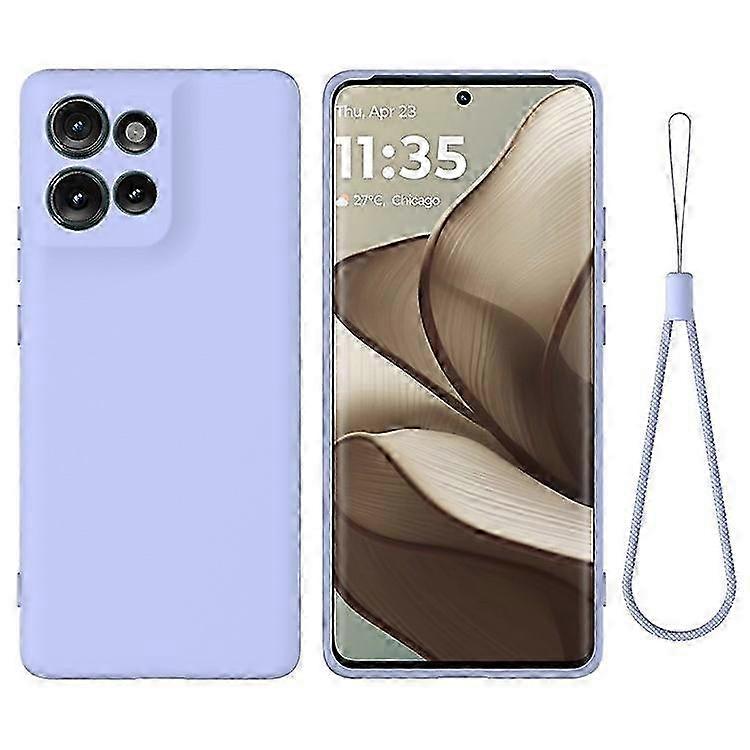 Motorola Edge 50 5g Flüssigsilikonhülle, Kratzfeste Hülle Mit Integrierter Handschlaufe, Verstärkter Schutz, Weiche Und Strapazierfähige Oberfläche, Praktisches Handy-zubehör