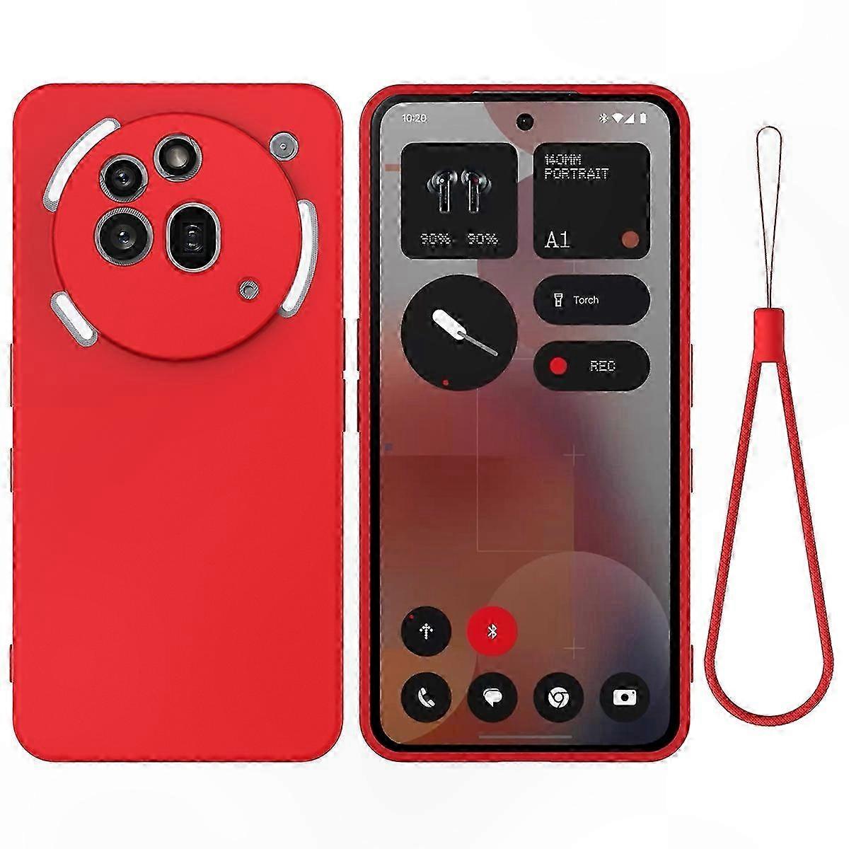 Silikonhülle Mit Handschlaufe Für Iphone 3a Pro, Kompatible Rückseite, Handschlaufe Inklusive, Weiche Und Rutschfeste Hülle