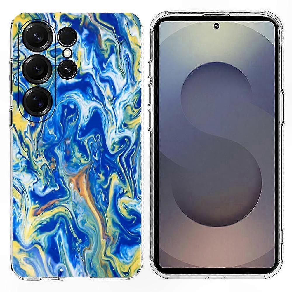 Weiche Tpu-schutzhülle Mit Marmormuster Für Samsung Galaxy S24 Ultra, Ultradünne, Stoßfeste Hülle, Strapazierfähige, Transparente Hülle Mit Marmorstruktur, Schutz Im Alltag