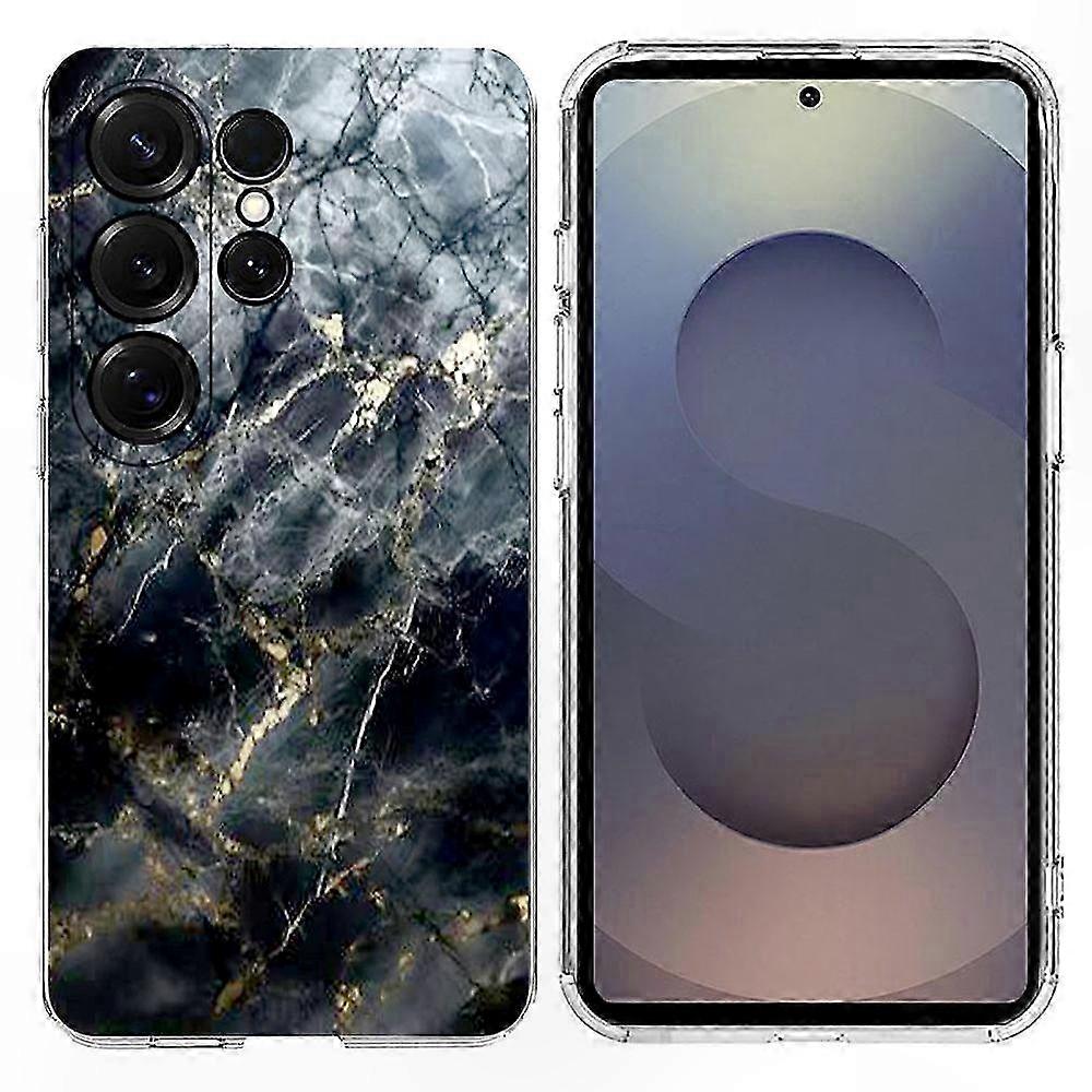 Galaxy S24 Ultra Schutzhülle Aus Weichem Tpu Mit Marmormuster, Transparente, Stoßfeste Hülle, Schlanker Und Robuster Schutz, Kompatibel Mit Samsung S24 Ultra, Leise Und Leichte Hülle