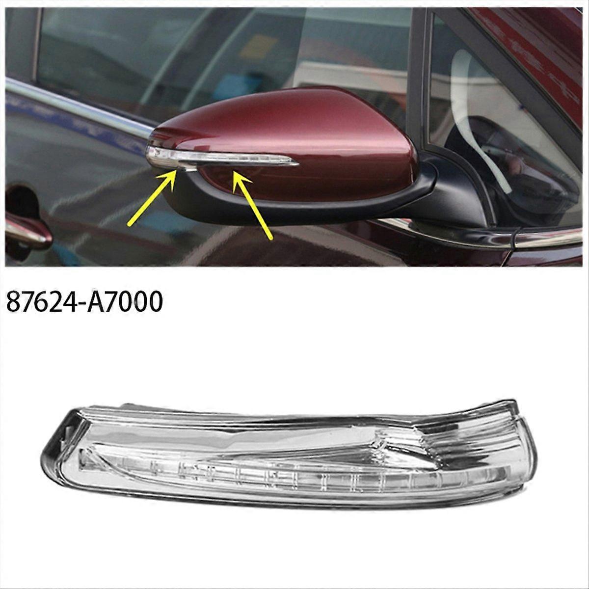 Linker Außenspiegel Mit Integriertem Blinker 87614-a7000, Richtungsanzeigeleuchte Für Spiegel, Seitliche Fahrzeugblinkleuchte, Fahrerorientierungsteil, Fahrzeugkompatibel, Standardfarbe, Direkter Ansc