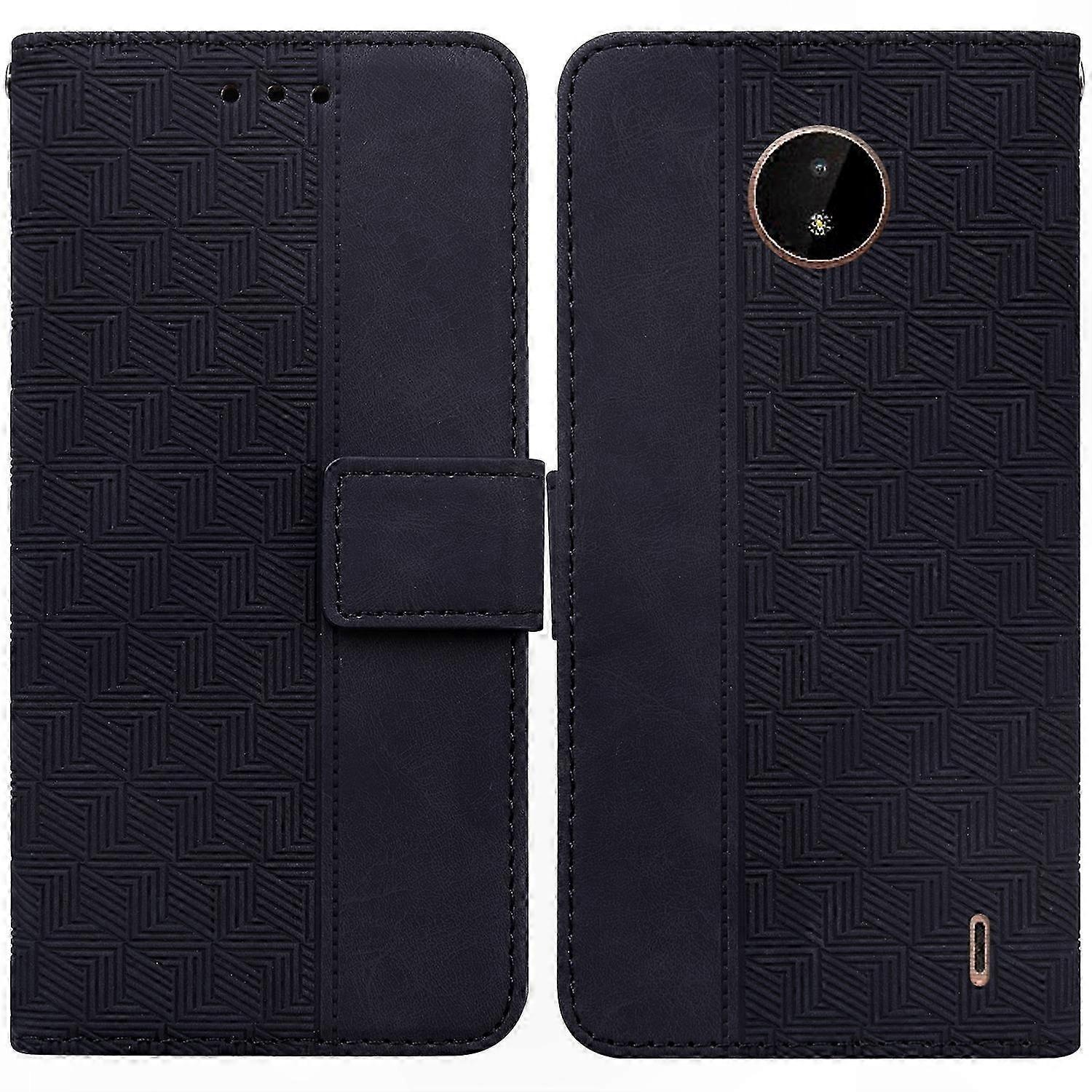 Geometrisches Emed-lederetui Für Die Modelle C20 Und C10, Elegante Schutzhülle, Strukturierte Oberfläche, Kompatibel Mit Der C-serie, Robustes Und Edles Accessoire.